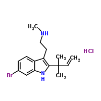 6-Bromo-2-(1,1-dimethyl-2-propenyl)-N-1H-indole-3-ethanaminehydrochloride